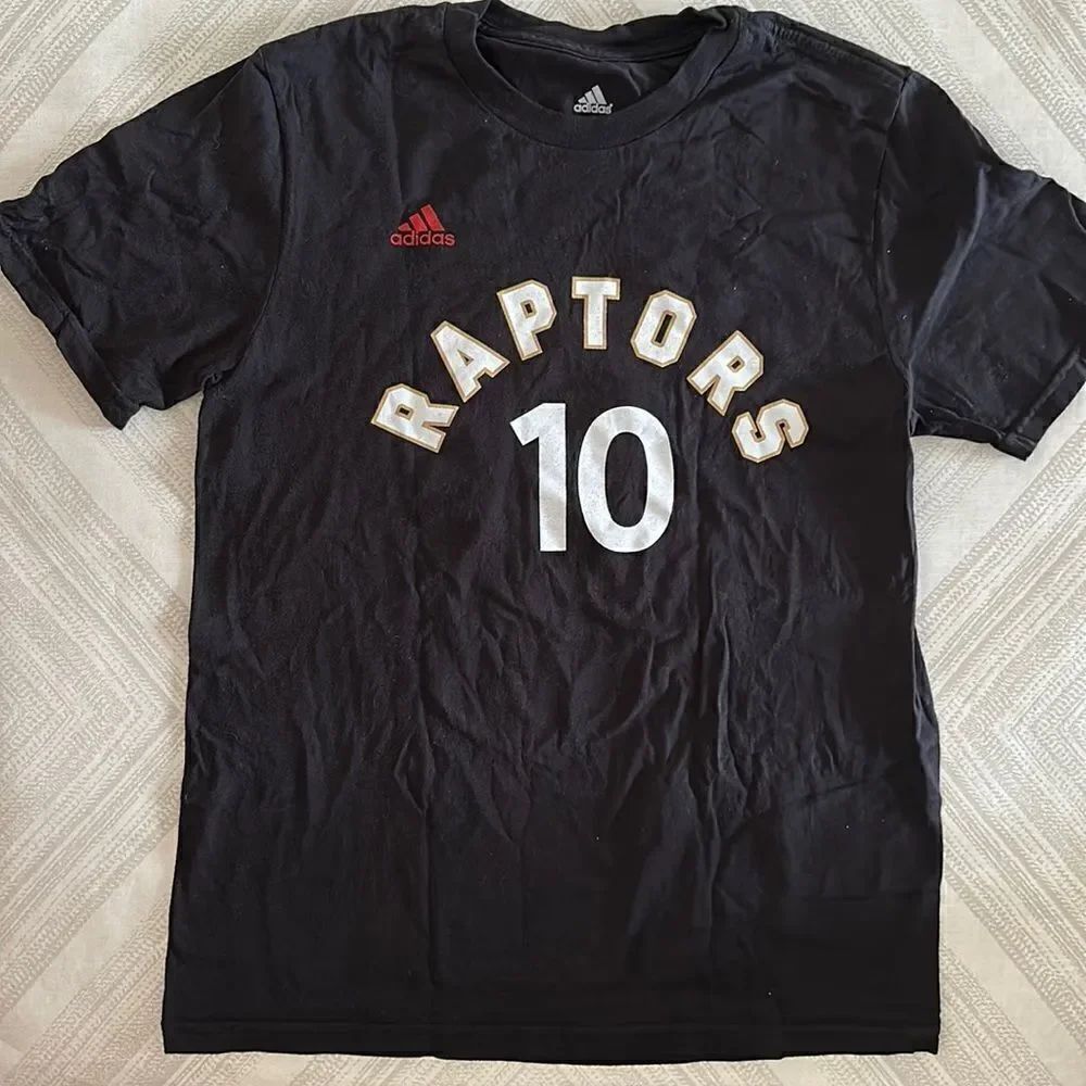 Adidas Boys Raptors DeRozan Black #10 T-Shirt